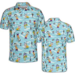 Quick Tips Regarding Ed, Edd, n Eddy Pattern AOP Men/Women Polo Shirt