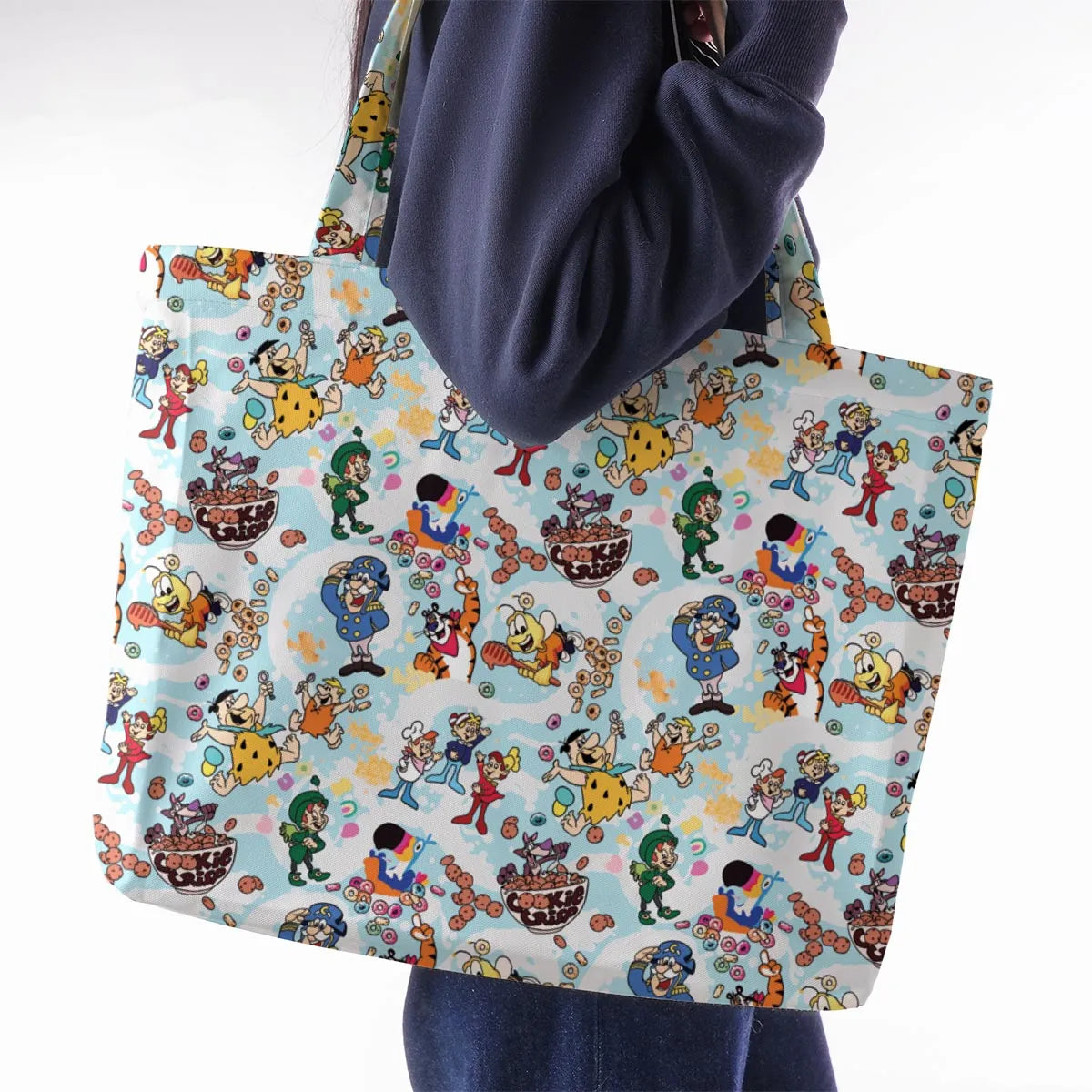Cereal Favs Large Scale Large Tote Bag