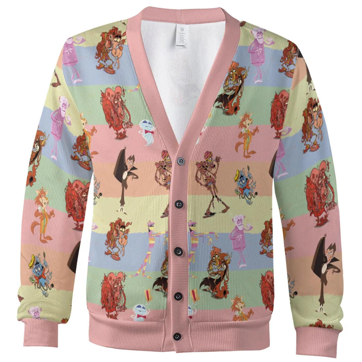 Spooky Monster Mash Cereal Monster Cardigan