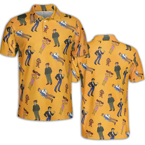The Fonz and the Happy Days Gang AOP Men/Women Polo Shirt