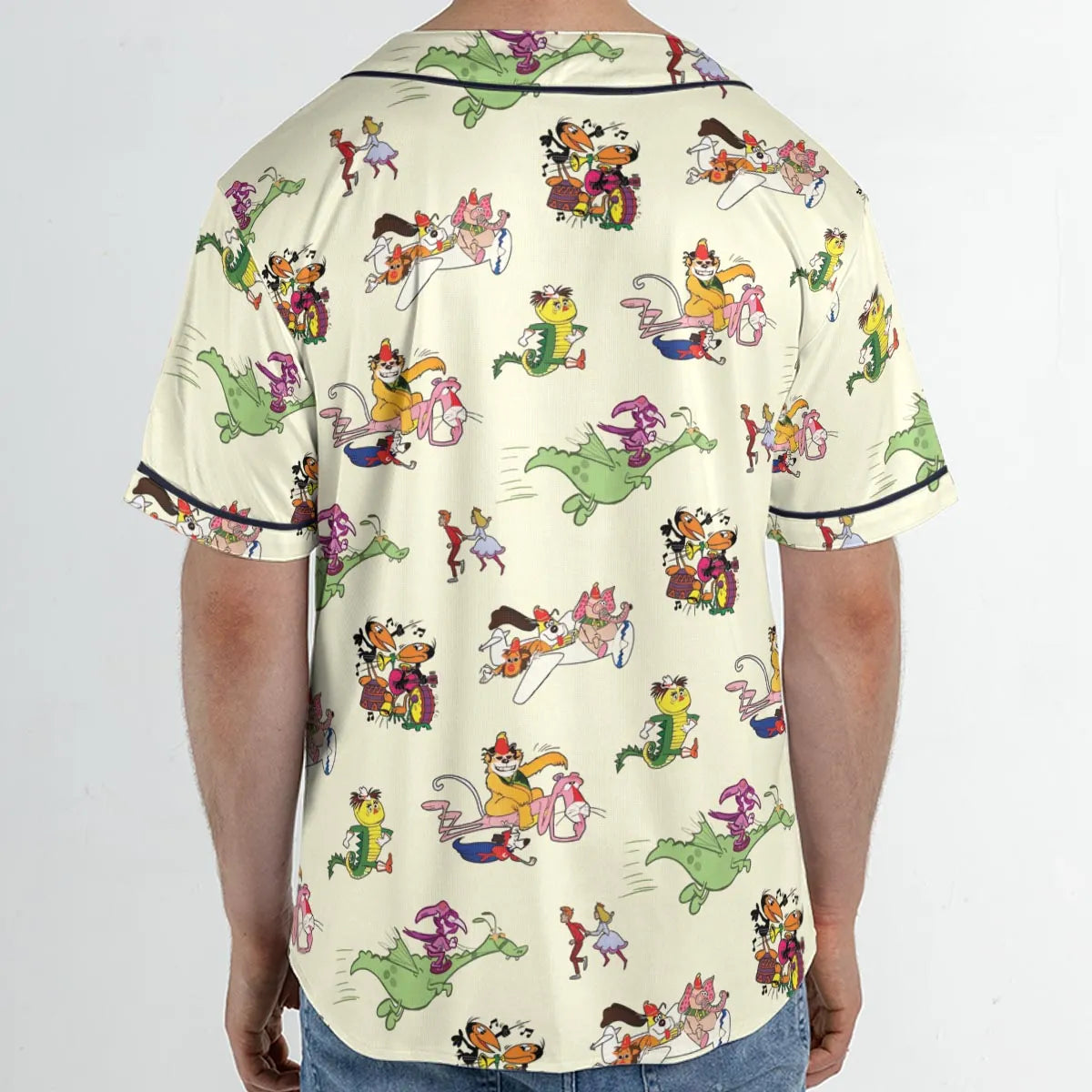 NBC Vintage Cartoon Unisex Baseball Jersey