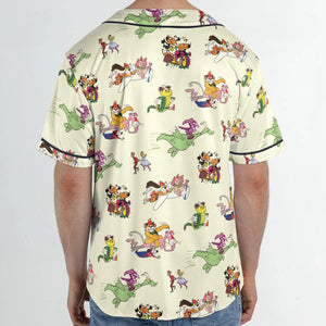 NBC Vintage Cartoon Unisex Baseball Jersey