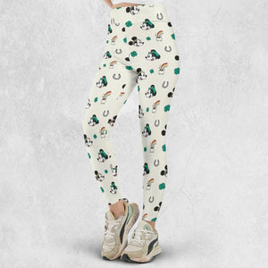 Mickey and Minnie St. Patrick's  Day Pattern Legging