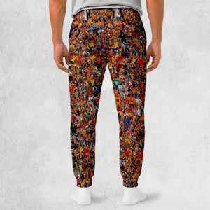 Wrestling Hulk Hogan and Buddies Figures Sweatpants