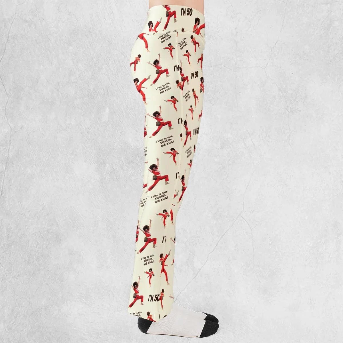 I'm 50 Sally O'Malley SNL Flare Leggings