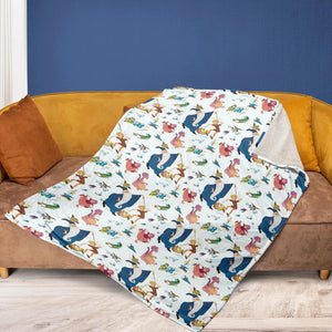 Sword in the Stone Pattern Fleece Blanket
