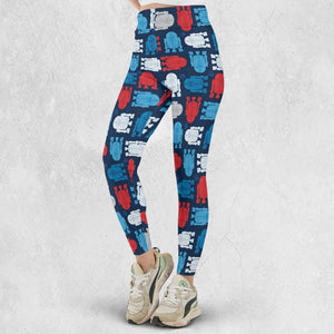 R2-D2 Star Wars 4th of July Pattern Legging