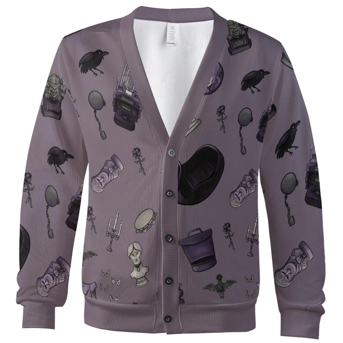 Welcome Foolish Mortals Haunted Mansion Cardigan