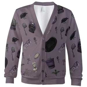 Welcome Foolish Mortals Haunted Mansion Cardigan