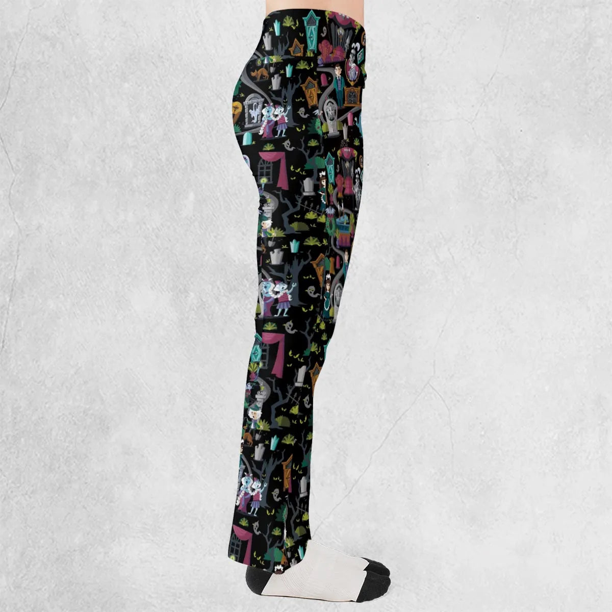 Haunted Mansion Map Flare Leggings