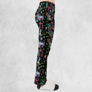 Haunted Mansion Map Flare Leggings