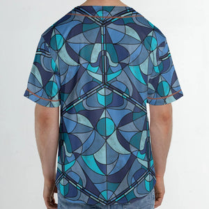 Stained Glass Monster RPG Unisex Baseball Jersey