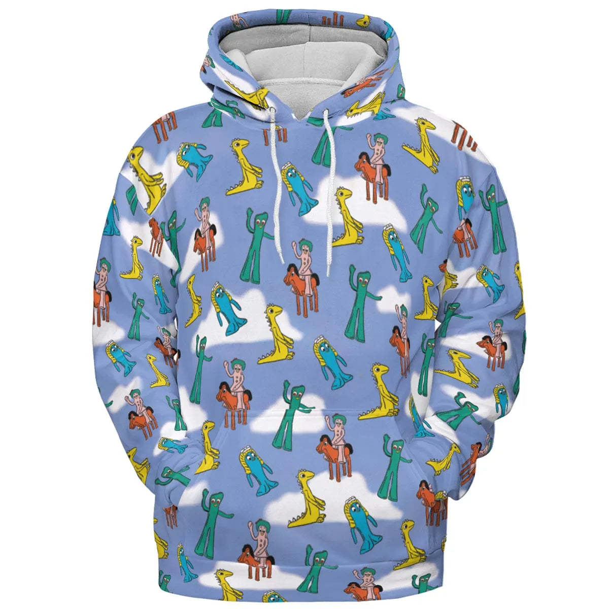 Gumby Characters All-over Print Hoodie