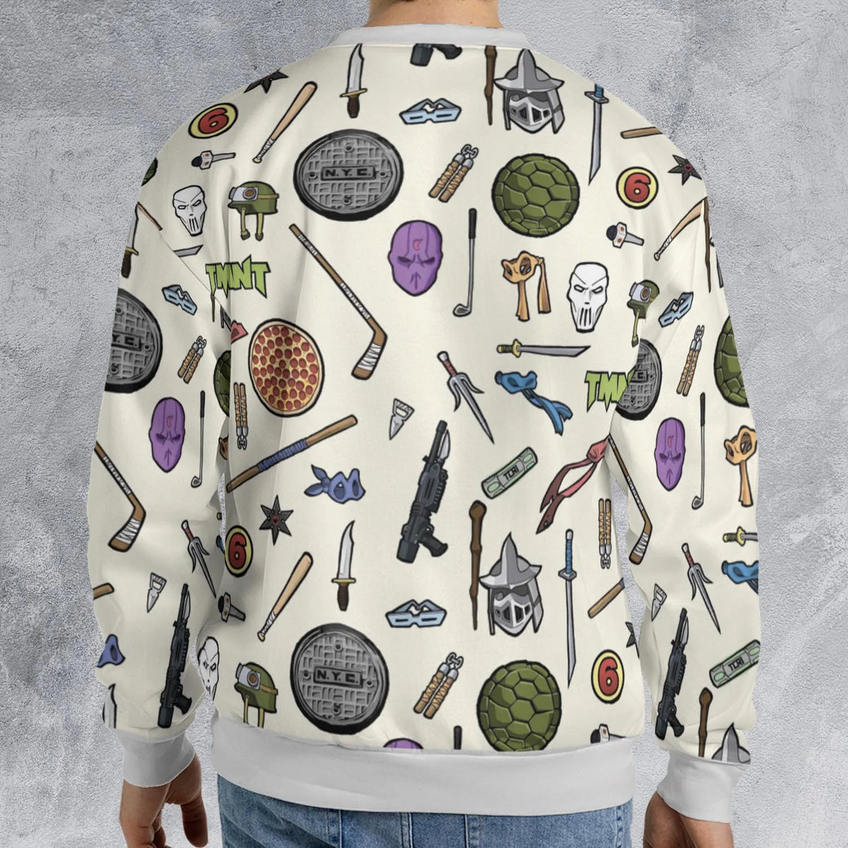 Hero In A Half Shell TMNT All-over Print Sweatshirt