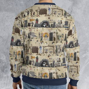 Bayeux Tapestry Monty Python All-over Print Sweatshirt