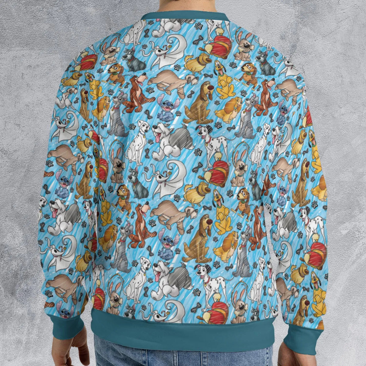 Animation Dogs All-over Print Sweatshirt