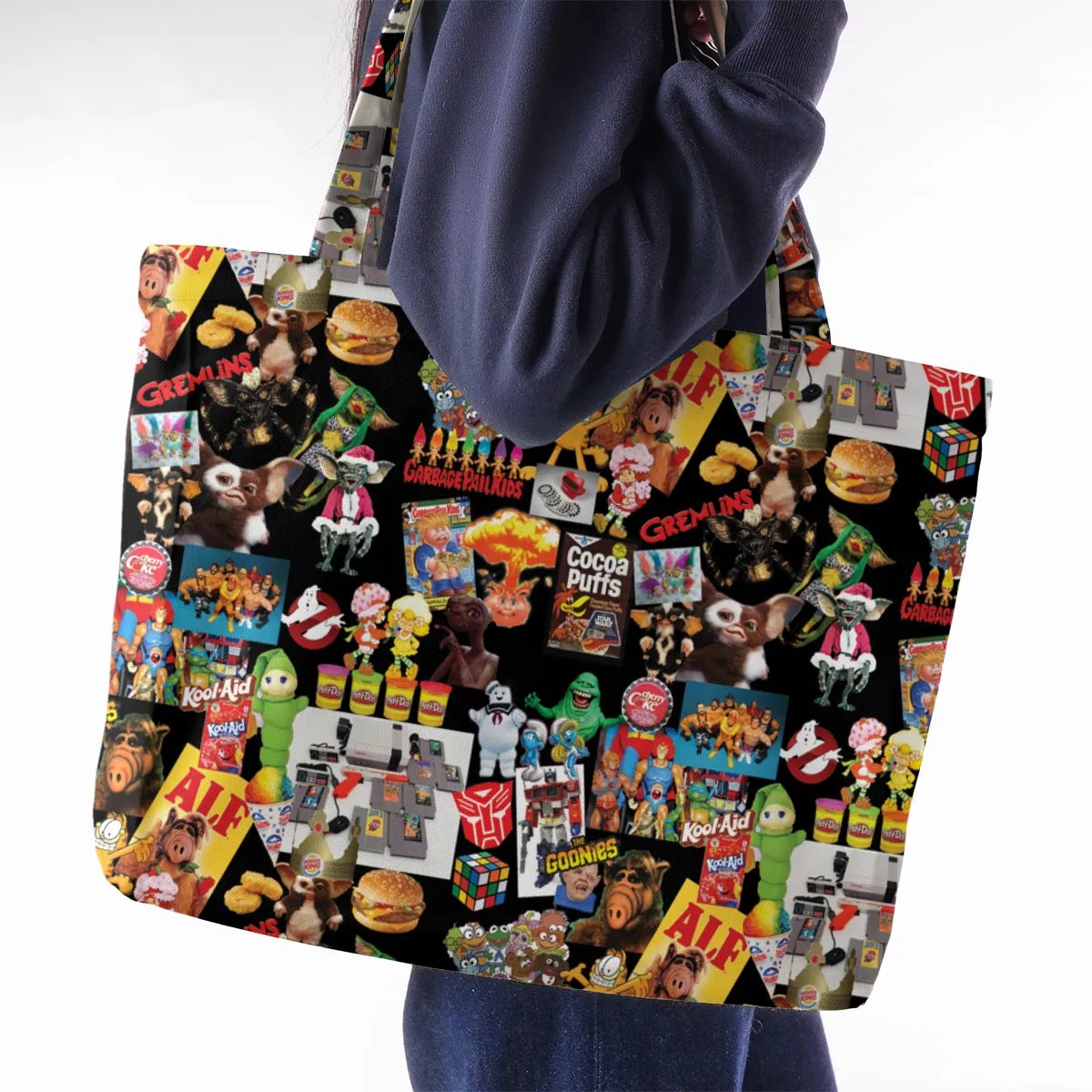 80's Kids Starter Pack Large Tote Bag
