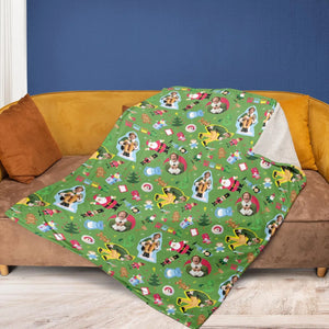 Santa Know Him Elf Fleece Blanket