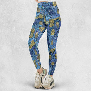 Starry Night Tardis Doctor Who Legging