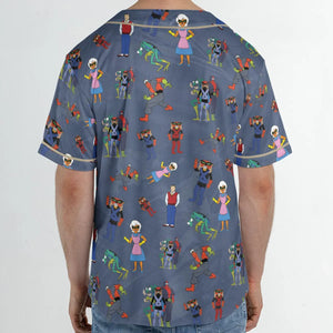 The Brak Show Characters Unisex Baseball Jersey