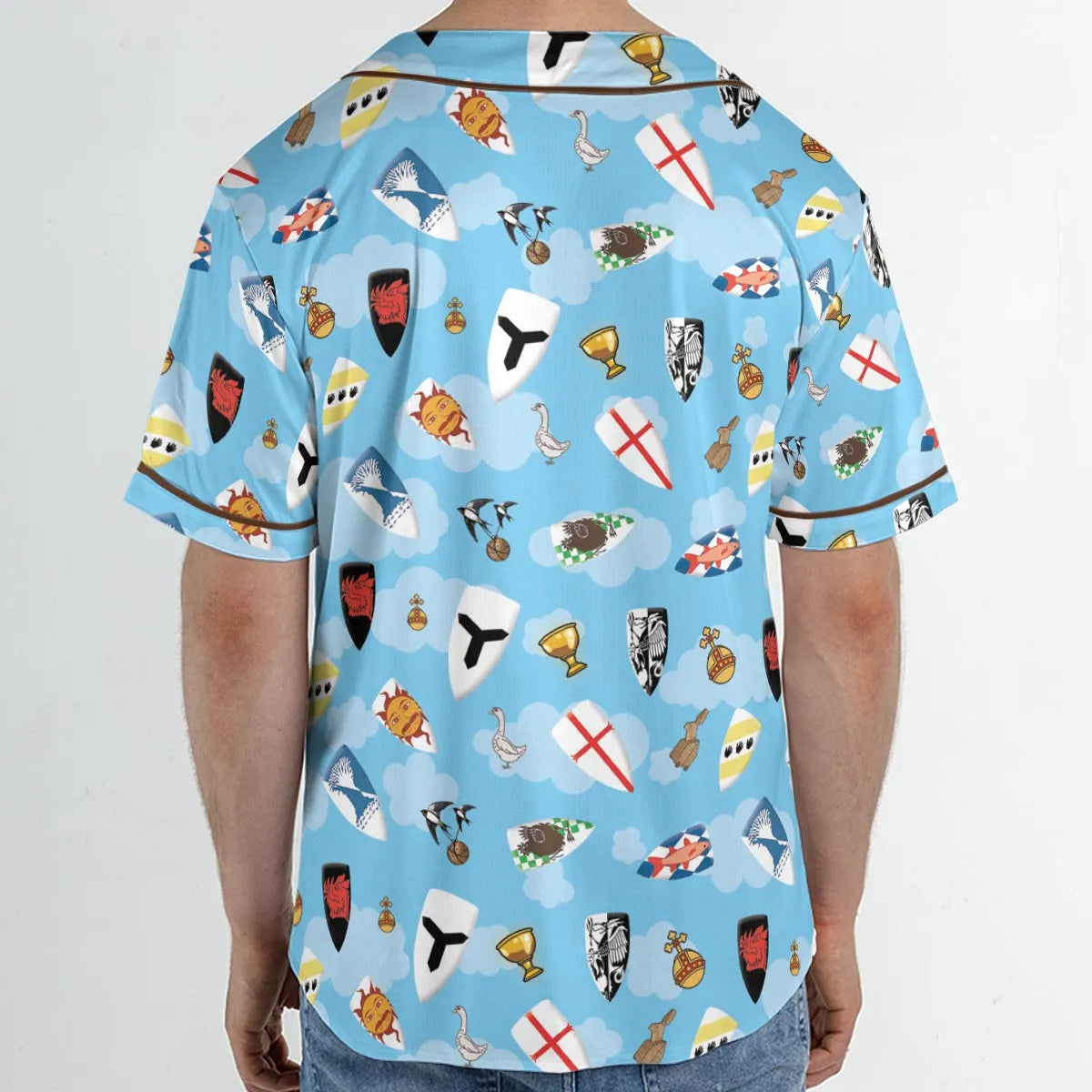 Coat Of Arms Monty Python and the Holy Grail Unisex Baseball Jersey