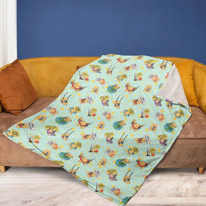 Hullo There Ziggy Fleece Blanket