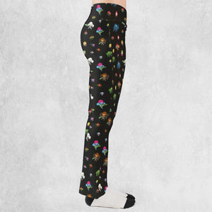 Metroid Pattern Flare Leggings