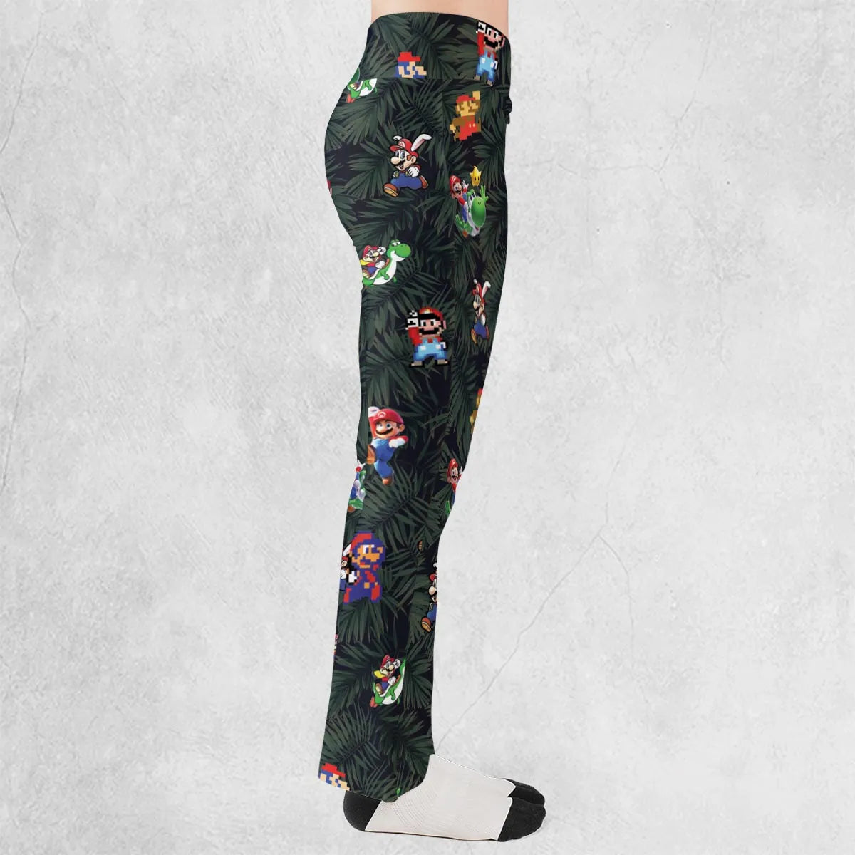 Tropical Mario Super Mario Flare Leggings