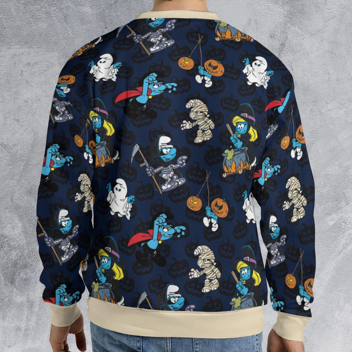 Smurfs Halloween Special All-over Print Sweatshirt