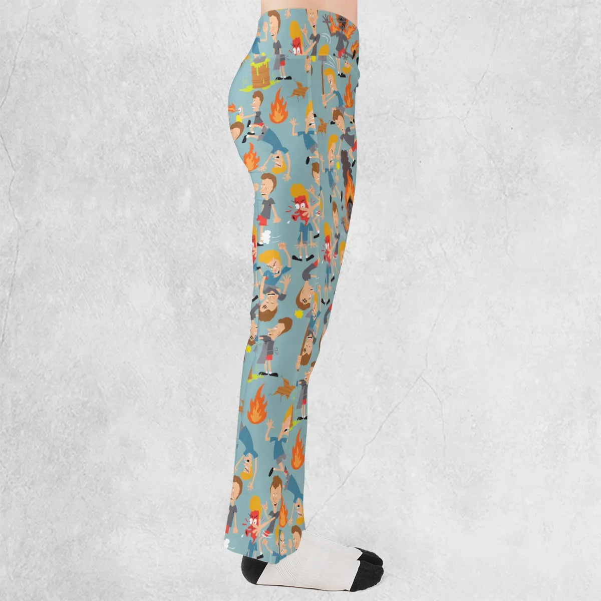 Beavis And Butt-Head Great Cornholio Flare Leggings