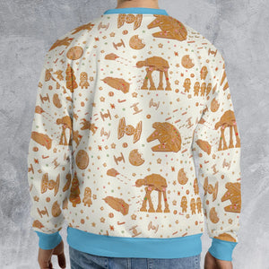 Gingerbread Christmas Star Wars All-over Print Sweatshirt