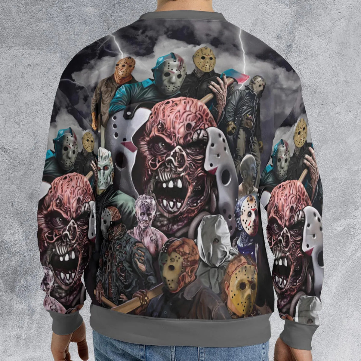 Jason Voorhees Evolution All-over Print Sweatshirt