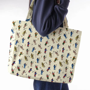 Carl In Masters Of The Universe Pattern Large Tote Bag