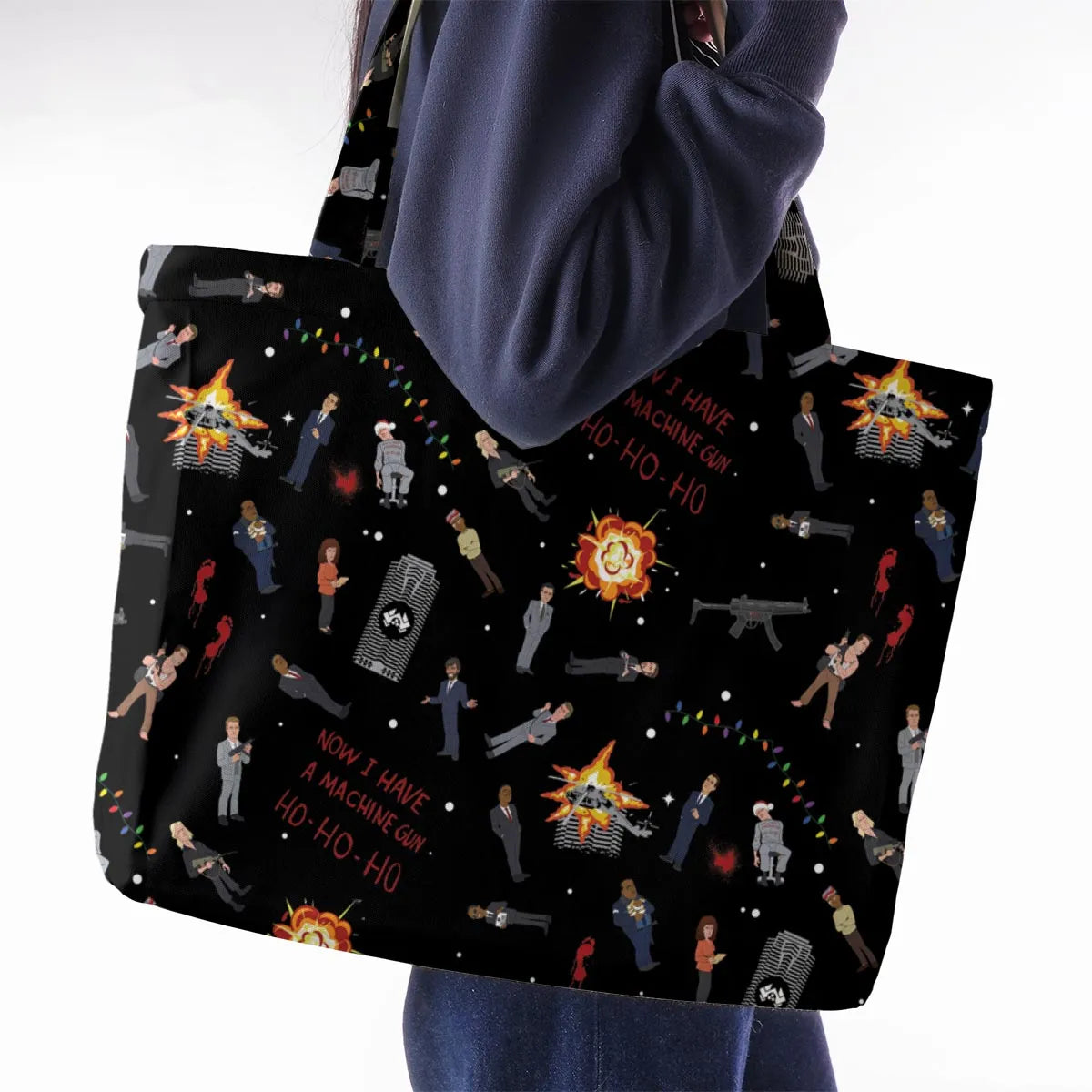 Die Hard Is My Favorite Christmas Movie Large Tote Bag