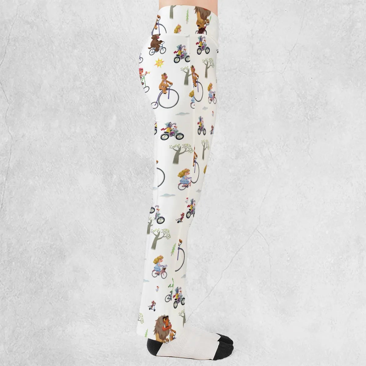 The Muppet Movie Bike Scene Flare Leggings