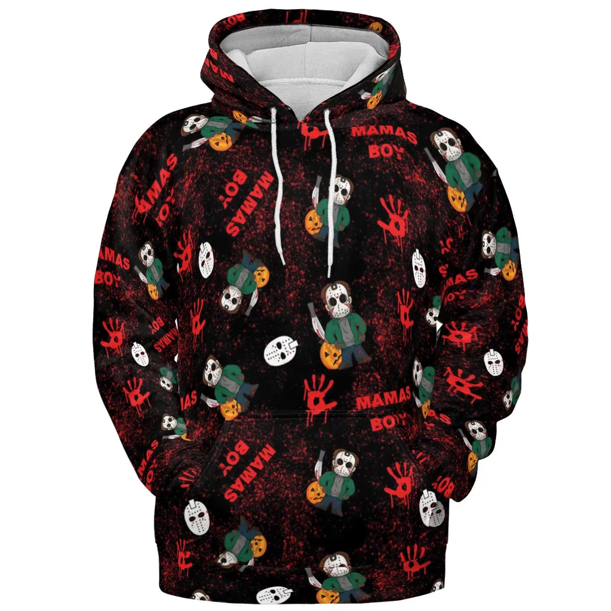 Mamas Boy Friday the 13th All-over Print Hoodie