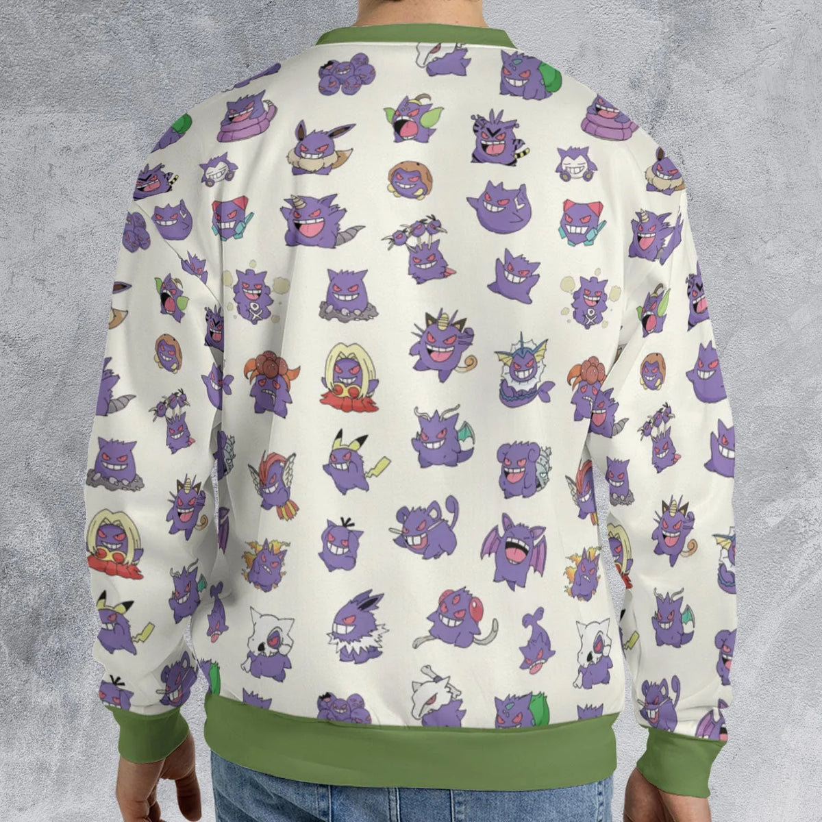 Gengar Cosplay Pokemon All-over Print Sweatshirt