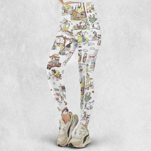 Stone Age Life The Flintstone Legging