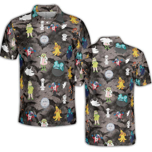 Muppet Haunted AOP Men/Women Polo Shirt