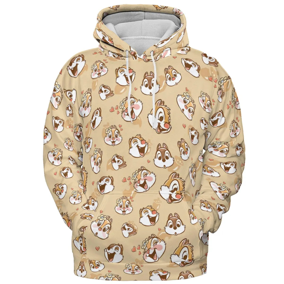 Chip n Dale Rangers All-over Print Hoodie