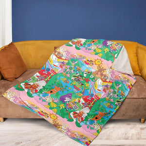 Foodland Mcdonaldland Fleece Blanket