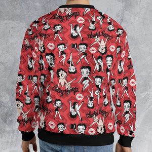 Betty Boop Singer Cartoon Sexy All-over Print Sweatshirt