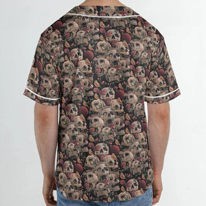 Life Grows Through Death Skull Unisex Baseball Jersey