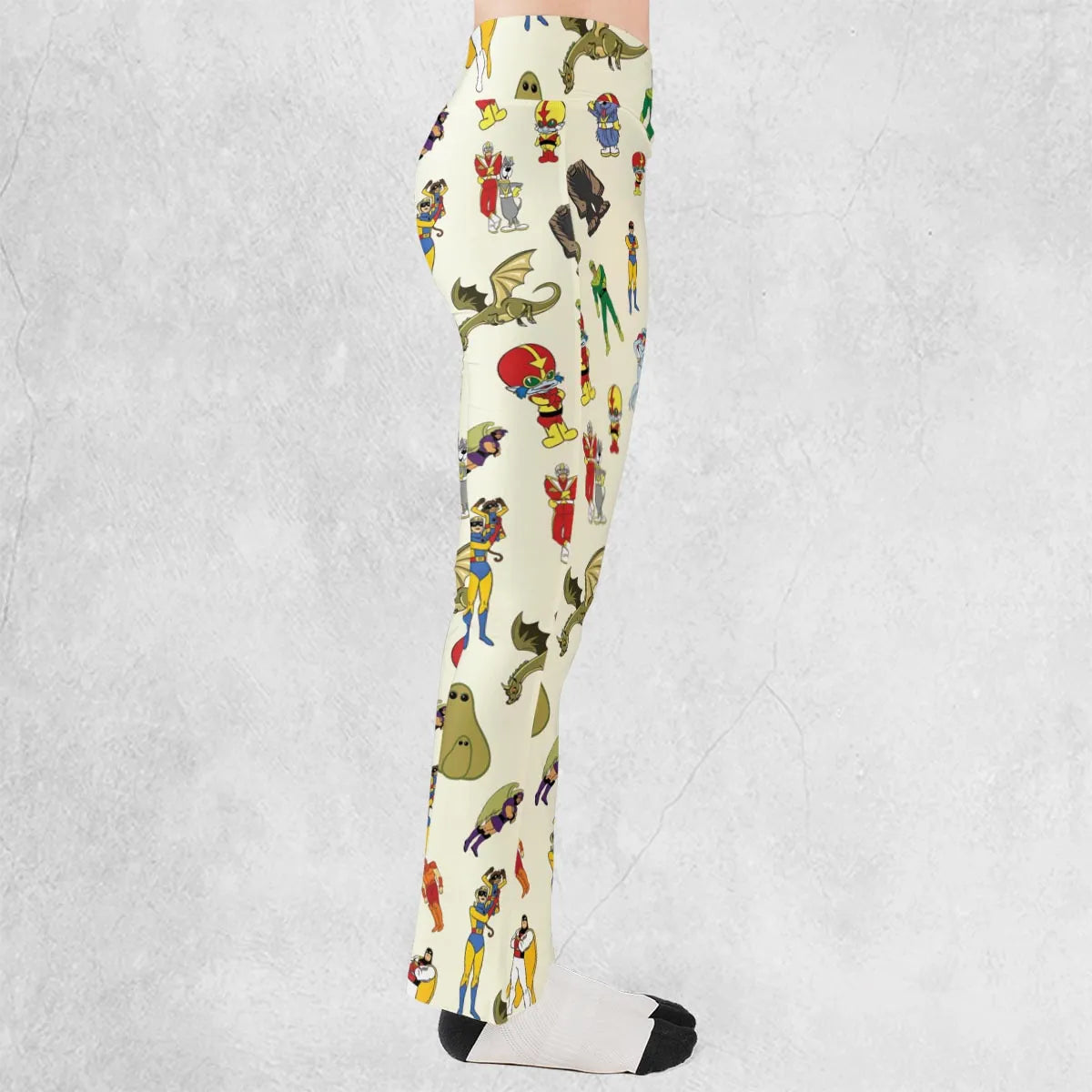 Herculoids and The Rest Of Hanna Barbera Space Stars Flare Leggings