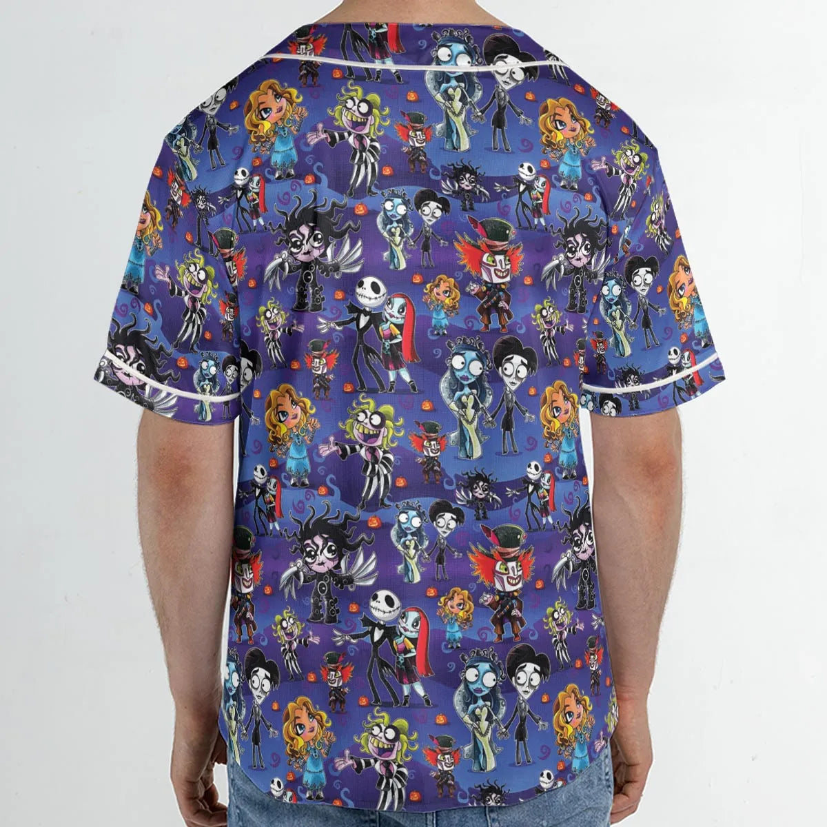 Tim Burton Movies Unisex Baseball Jersey