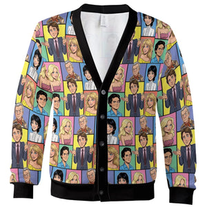 Sitcom Energy Three's Company Cardigan
