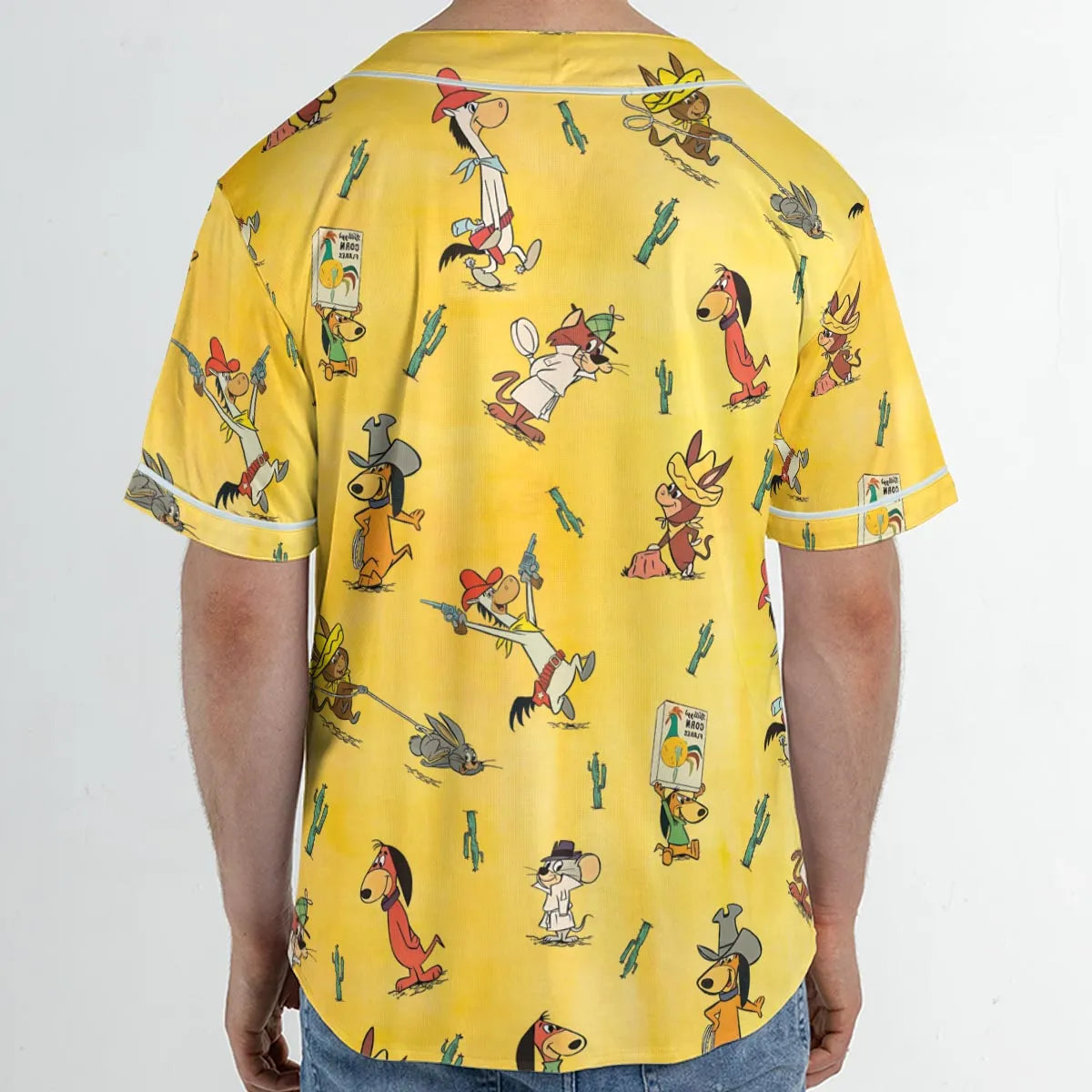 The Quick Draw McGraw Show Characters Unisex Baseball Jersey