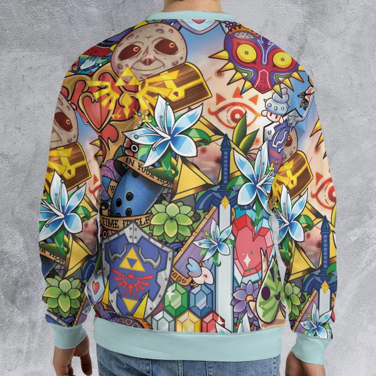 A Majora's Mask The Legend of Zelda All-over Print Sweatshirt