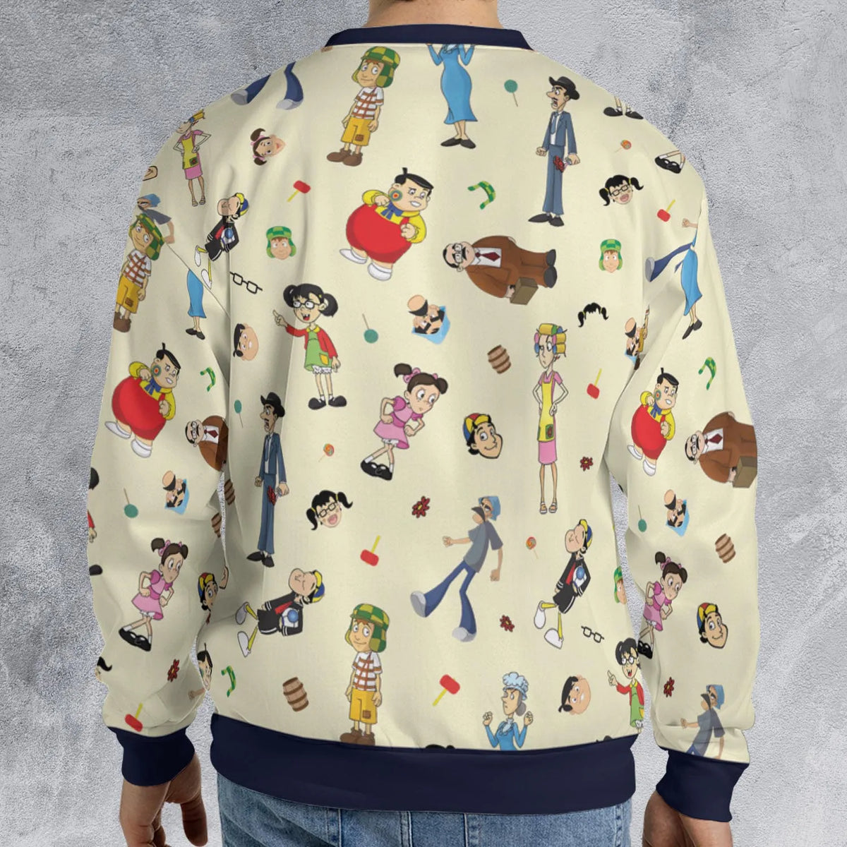 El Chavo Cartoon Characters All-over Print Sweatshirt