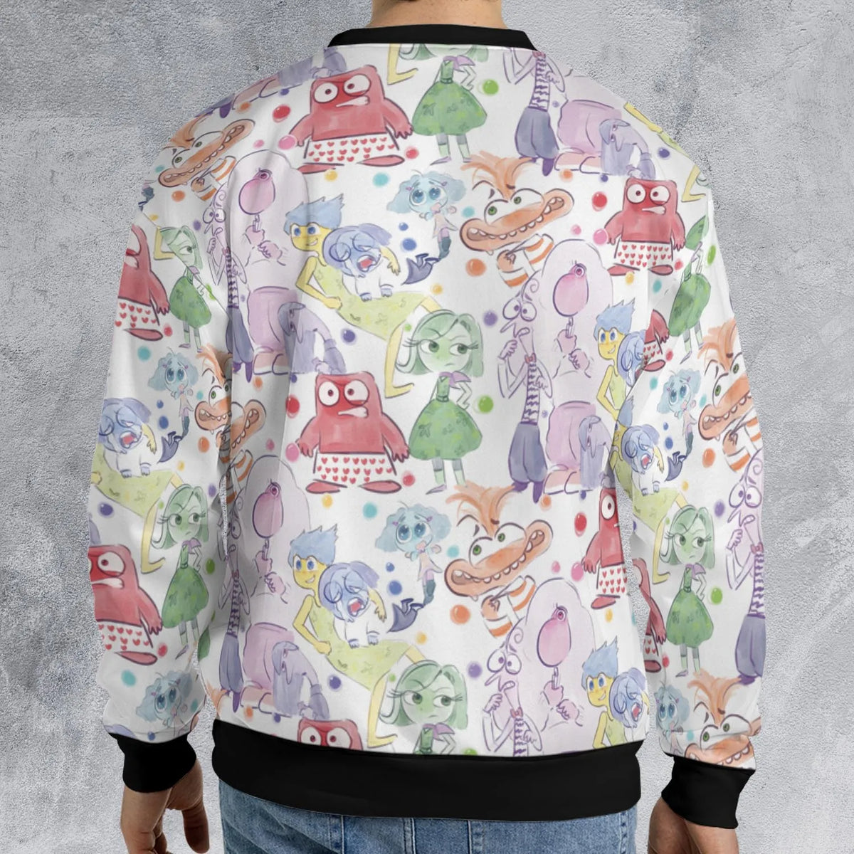 Mood Swing Style Inside Out All-over Print Sweatshirt